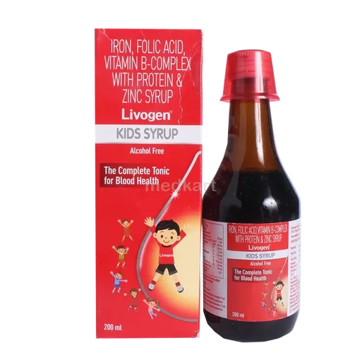 livogen kids syrup 200 ml